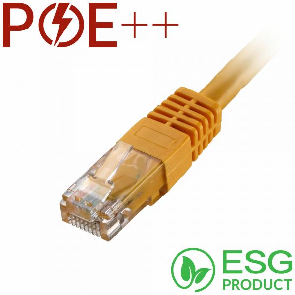 Cablenet 60-5020B cavo di rete Giallo 2 m Cat6 U/UTP [UTP] (CNL 100PK 2M C6 Yw UTP PVC 24AWG FMB)