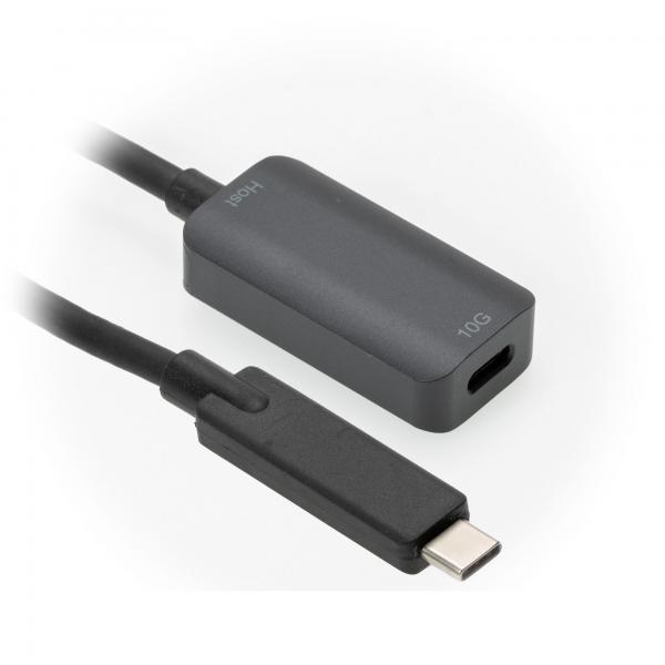 Cablenet 40-1042 adattatore per inversione del genere dei cavi USB Type-C Nero (CNL 3M USB-C M-F Ext. Bus Booster)