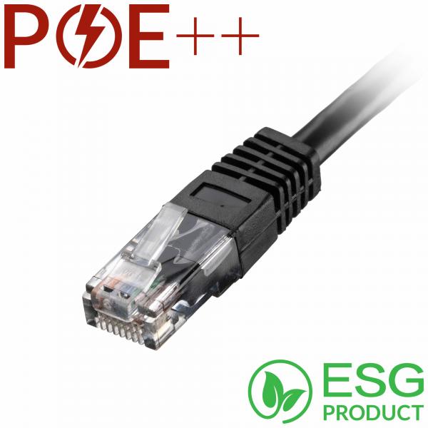 Cablenet 60-6015B cavo di rete Nero 1,5 m Cat6 U/UTP [UTP] (CNL 100PK 1.5M C6 Bk UTP PVC 24AWG FMB)