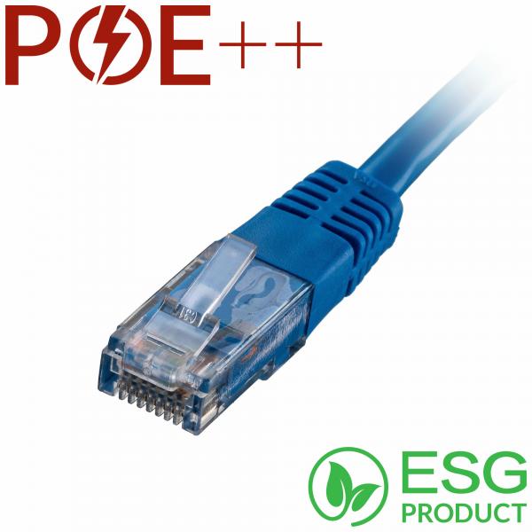 Cablenet 60-4005B cavo di rete Blu 0,5 m Cat6 U/UTP [UTP] (CNL 100PK 0.5M C6 Bl UTP PVC 24AWG FMB)