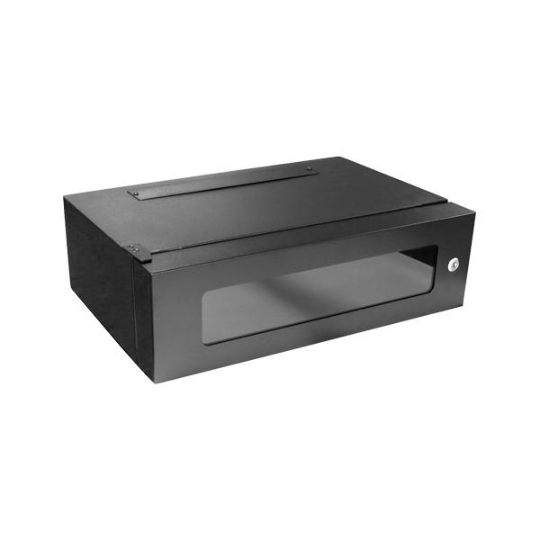 Cablenet 52-4023 rack (CNL 3U 450MM LOCKABLE WBx 19in Bk GLASS)