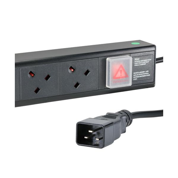 Cablenet PDU16VC20 unità di distribuzione dell'energia [PDU] 16 presa[e] AC 0U Nero (CNL 16W UK PDU Vert C20 3M)