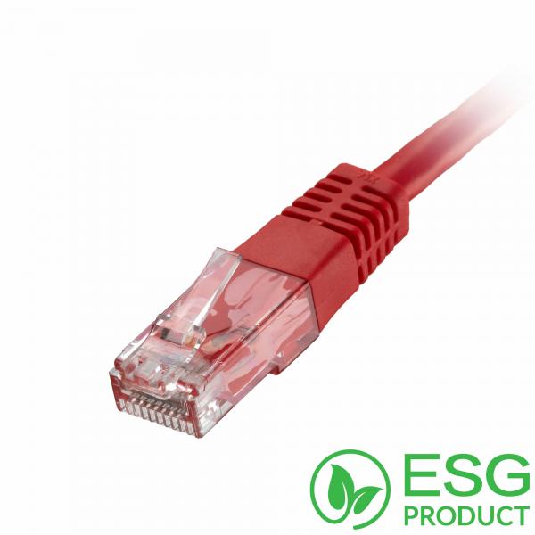 Cablenet 67-2005B cavo di rete Rosso 0,5 m Cat5e U/UTP [UTP] (CNL 100PK 0.5M C5e Rd UTP PVC 26AWG FMB)