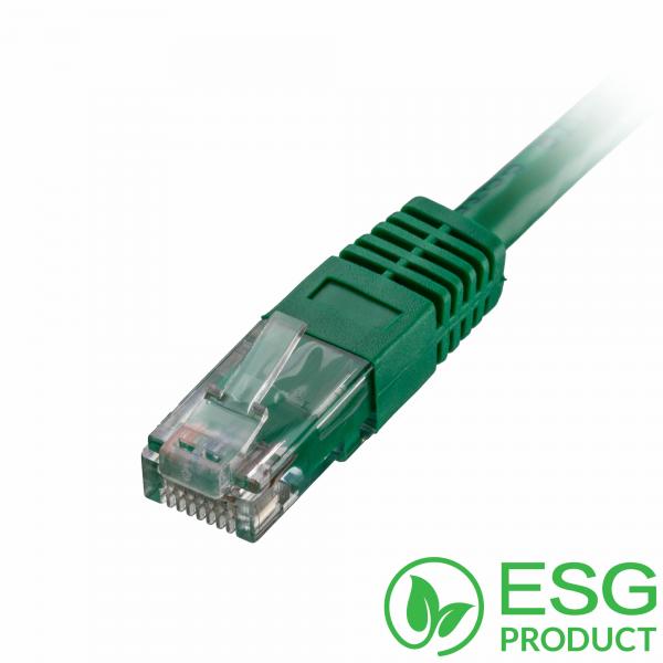 Cablenet 67-3003B cavo di rete Verde 0,3 m Cat5e U/UTP [UTP] (CNL 100PK 0.3M C5e Gn UTP PVC 26AWG FMB)