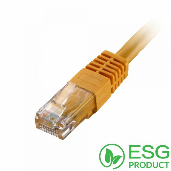 Cablenet 67-5015B cavo di rete Giallo 1,5 m Cat5e U/UTP [UTP] (CNL 100PK 1.5M C5e Yw UTP PVC 26AWG FMB)