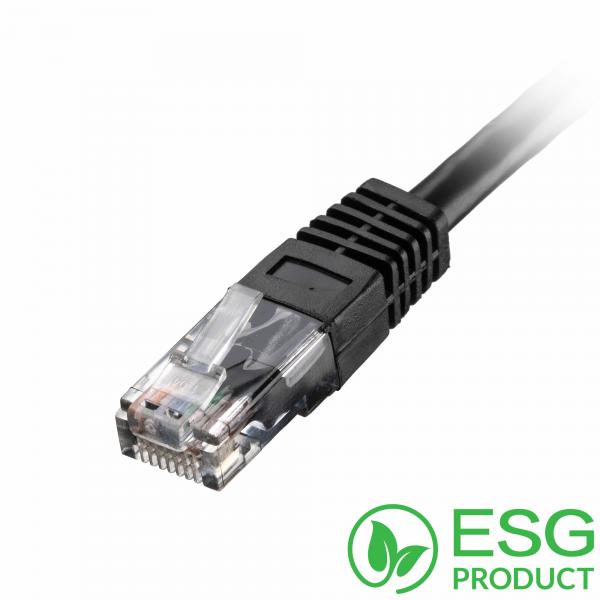 Cablenet 67-6050B cavo di rete Nero 0,5 m Cat5e U/UTP [UTP] (CNL 100PK 5M C5e Bk UTP PVC 26AWG FMB)