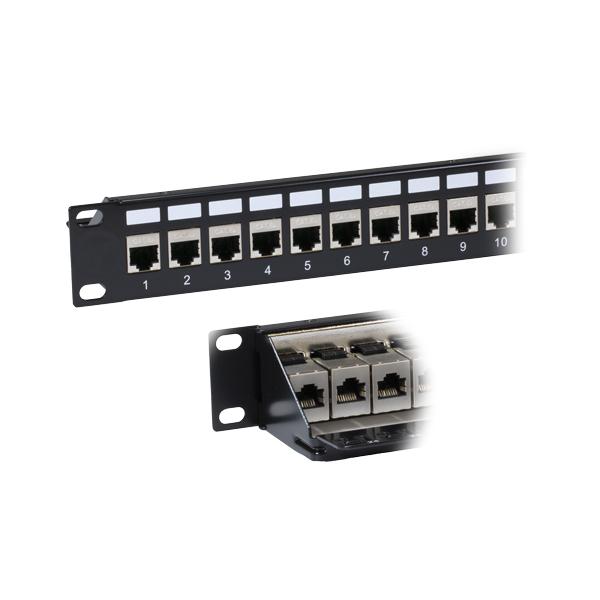 Cablenet 72-3408 pezzo di pannello 1U (CNL 24P C6A FTP 1U Cplr PANEL)
