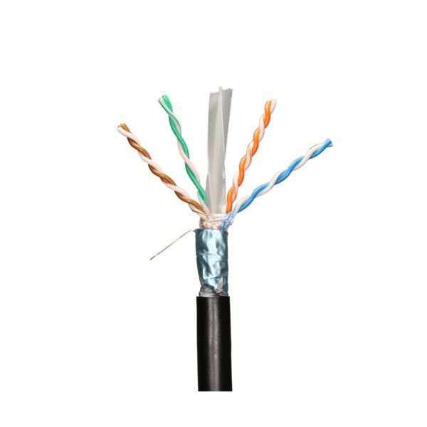 Cablenet XX60006 cavo di rete Nero 305 m Cat6 F/UTP [FTP] (CNL C6 Bk FUTP XXt 23AWG Sld 305m)