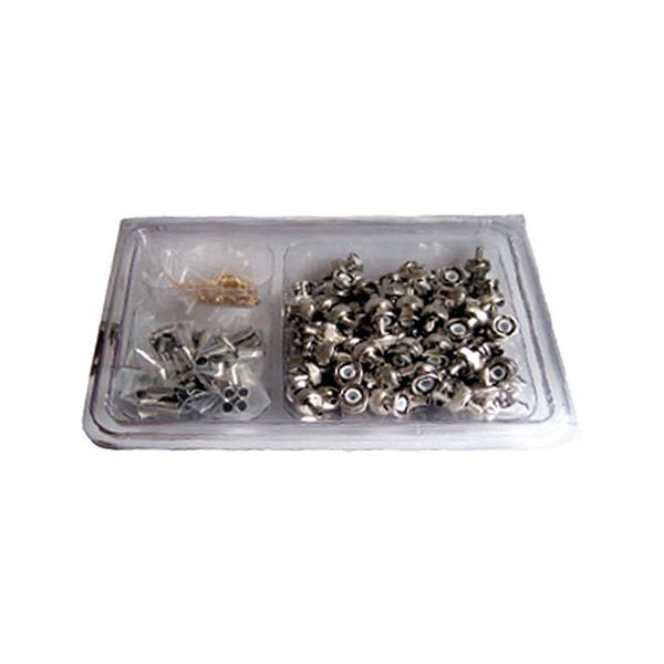 Cablenet BNC2-59D-A cavo di collegamento BNC Metallico (CNL 100PK BNC Crimp RG59 DIECAST)
