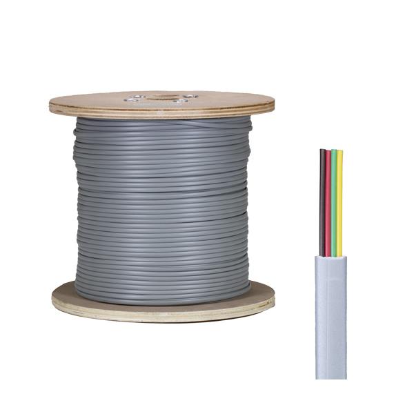 Cablenet 39-2504 cavo di rete Argento 305 m (CNL 4c PVC Eca Telephone SGy Flat 305m)