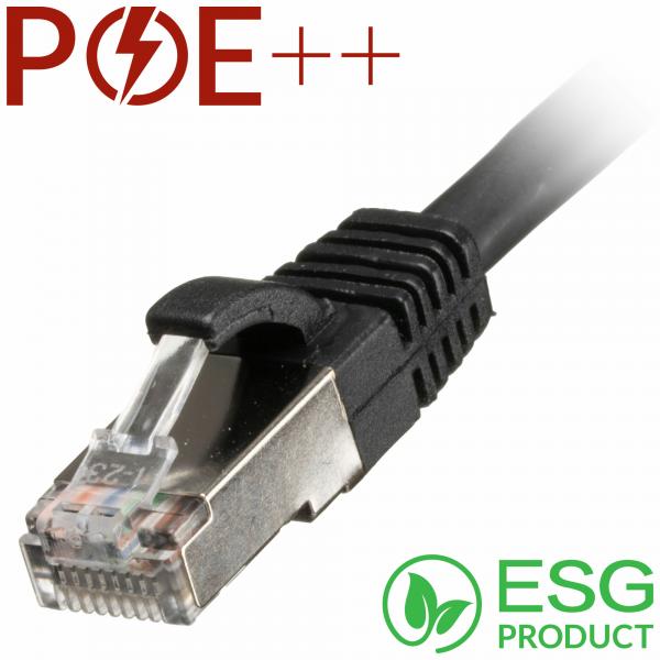 Cablenet 65-6030B cavo di rete Nero 3 m Cat6a S/FTP [S-STP] (CNL 100PK 3M C6a Bk SFTP Ls 26AWG SB)