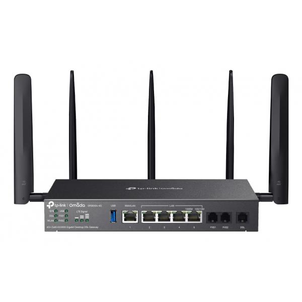 TP-Link Omada DR3650V-4G router wireless Gigabit Ethernet Dual-band [2.4 GHz/5 GHz] Nero (TP-LINK DR3650V-4G)