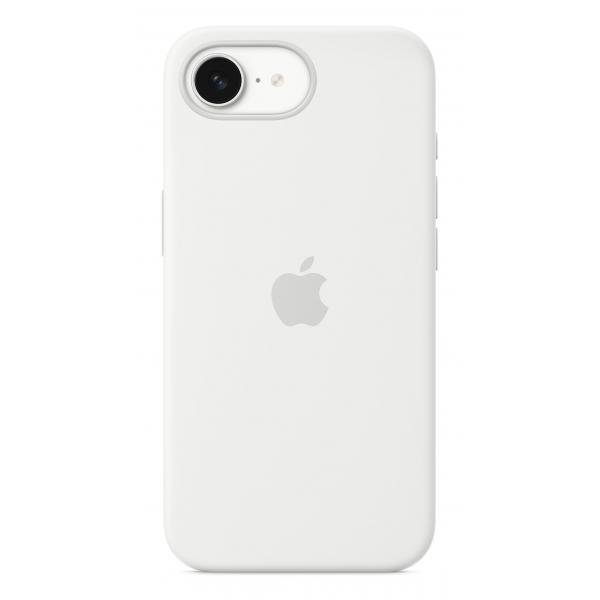 Apple Custodia in silicone per iPhone 16e - Bianco (IPHONE 16E SILICONE CASE WHITE)