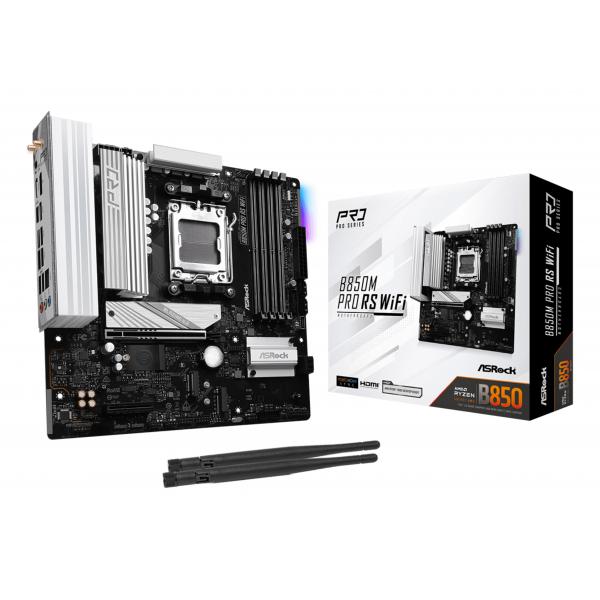Asrock B850M Pro RS WiFi AMD B850 Socket AM5 micro ATX (ASRock B850M Pro RS WiFi AM5 m)
