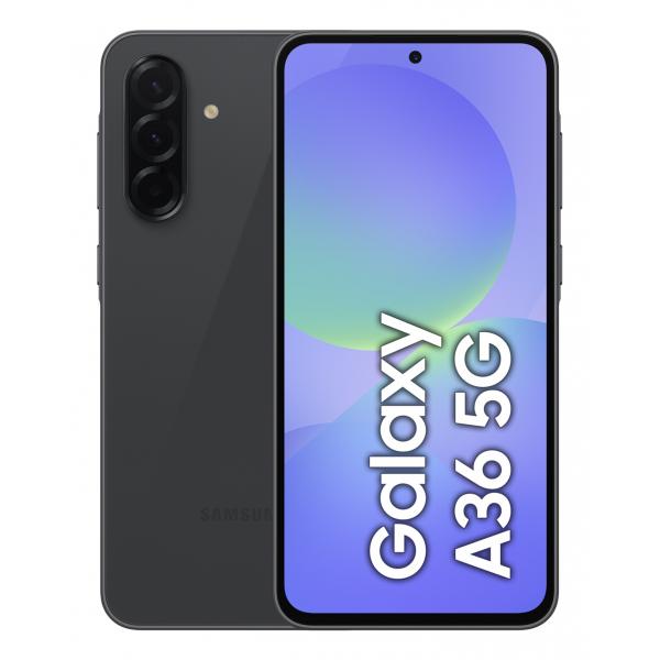 Samsung Galaxy A36 5G 17 cm [6.7] Doppia SIM Android 15 USB tipo-C 8 GB 256 GB 5000 mAh Nero (Samsung SM-A366B Galaxy A36 Dual Sim 8+256GB awesome black)