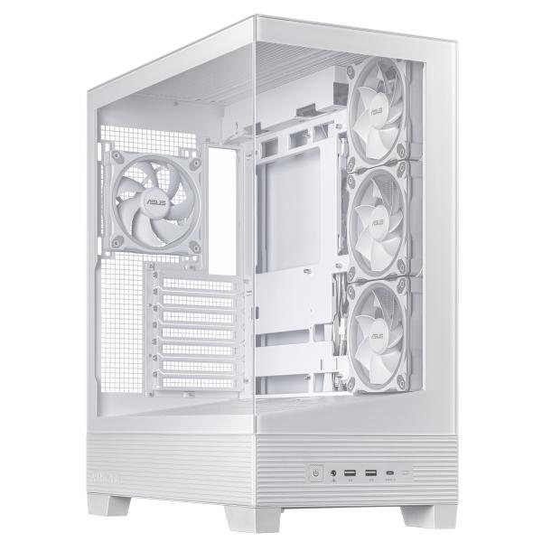 ASUS A31 Plus TG ARGB WHITE Midi Tower Bianco (ASUS A31 PLUS ARGB CASE)