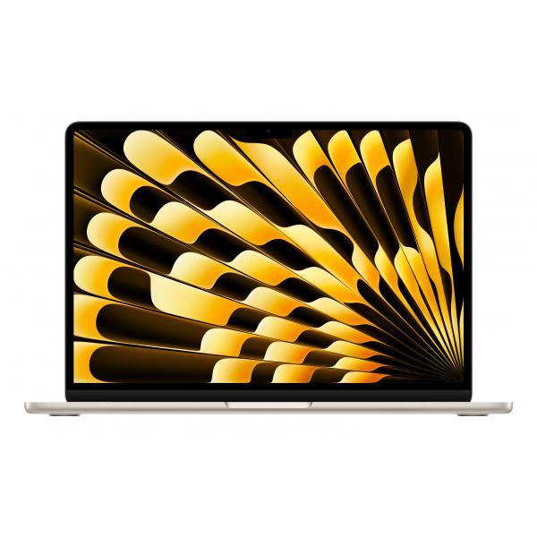 Apple MacBook Air 13'' M4 chip 10-core CPU 10-core GPU, 24GB, 512GB SSD - Galassia (MACBOOK AIR 13 M4 10C/10C/16C - 24GB 512GB 35W - STARLIGHT) - Versione Tedesca