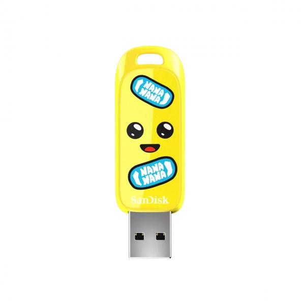 SanDisk SDCZIF-256G-G46 unità flash USB 256 GB USB tipo A 3.2 Gen 1 [3.1 Gen 1] Giallo (SanDisk Fortnite - Peely Edition - USB)