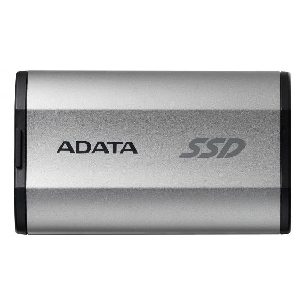 ADATA SD810 1 TB USB tipo-C USB 3.2 Gen 2x2 Nero, Argento (1000 GB SD810 External SSD - Durable, Silver Grey - Warranty: 24M)