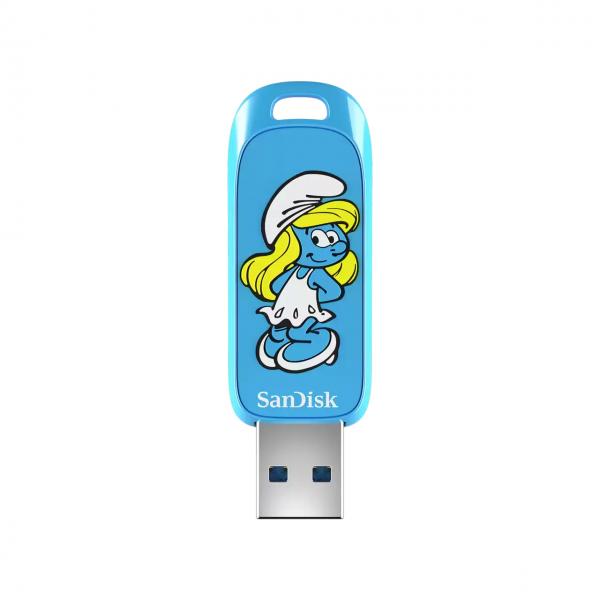 SanDisk SDCZIS-256G-G46 unità flash USB 256 GB USB tipo A 3.2 Gen 1 [3.1 Gen 1] Blu (SanDisk Smurfs - Smurfette Edition - U)