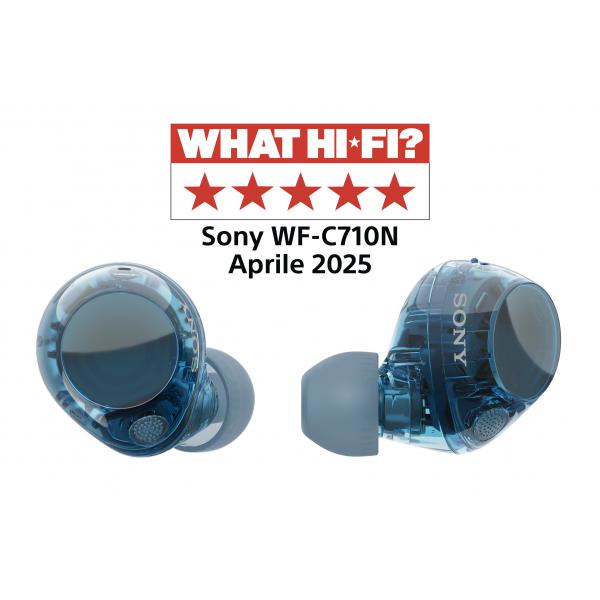 Sony WFC710NL.CE7 cuffia e auricolare True Wireless Stereo [TWS] In-ear Musica e Chiamate USB tipo-C Bluetooth Blu (Sony WF-C710N - ?gte tr?dl?se ?retelef)