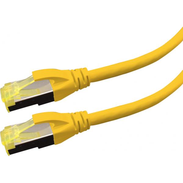 PATCH CABLE CAT6A S/FTP - PREMIUM LSOH - 20M YELLOW - Warranty: 24M