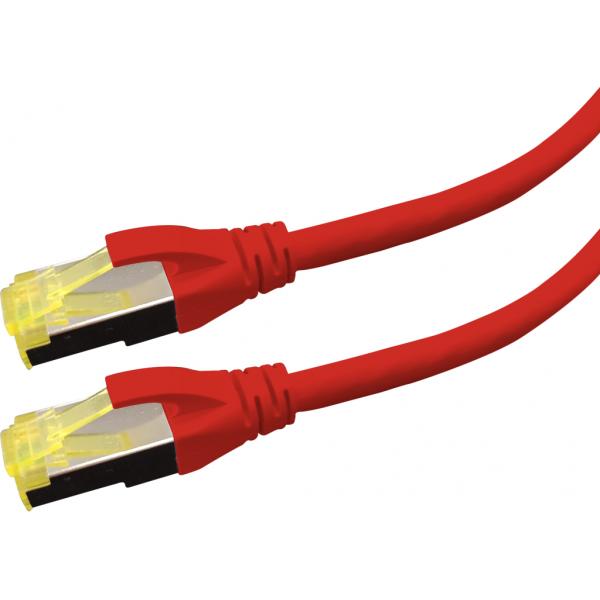 PATCH CABLE CAT6A S/FTP - PREMIUM LSOH - 15M RED - Warranty: 24M