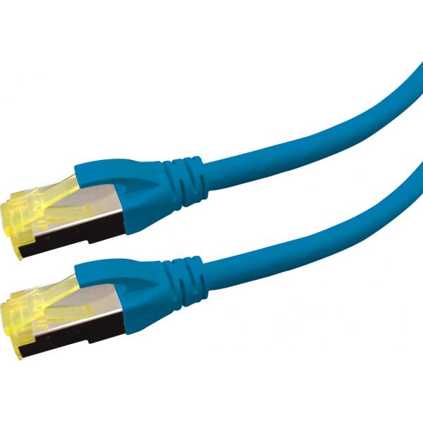 PATCH CABLE CAT6A S/FTP - PREMIUM LSOH - 15M BLUE - Warranty: 24M