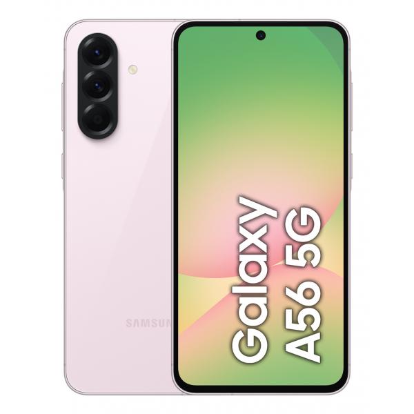 Samsung Galaxy A56 5G, Smartphone con Funzioni intelligenti, Display Super AMOLED 6.7”, 8GB RAM, 128GB, Camera 50MP, Batteria 5.000 mAh, IP67, Awesome Pink (Galaxy A56 17 Cm [6.7] Dual - Sim Android