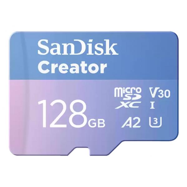 SanDisk Creator 128 GB MicroSDXC UHS-I Classe 10 (SanDisk Creator - flashhukommelseskort)