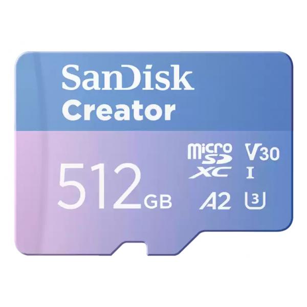 SanDisk Creator 512 GB MicroSDXC UHS-I Classe 10 (SanDisk Creator - flashhukommelseskort)