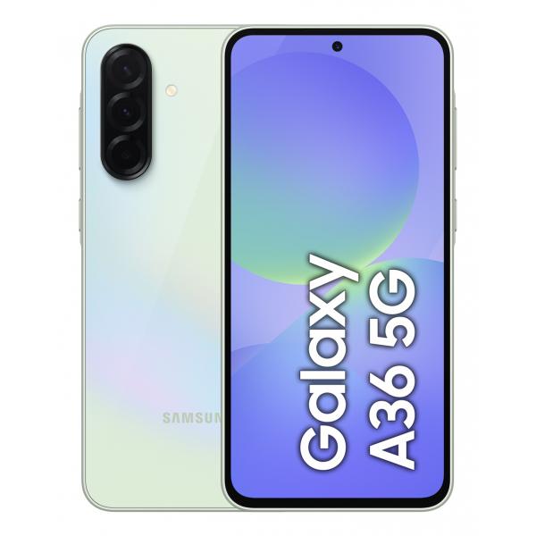 Samsung Galaxy A36 5G, Smartphone con Funzioni intelligenti, Display Super AMOLED 6.7”, 6GB RAM, 128GB, Camera 50MP, Batteria 5.000 mAh, IP67, Awesome Lime (SAMSUNG A36 5G A366B/DS AWESOME LIME 6/128