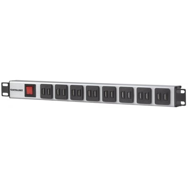 POWER STRIP 19 - 16-PORTS - USB TYPE A - 2.1A