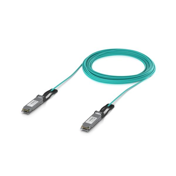 Ubiquiti UACC-AOC-QSFP28-20M cavo InfiniBand e in fibra ottica Colore acqua (Long-range QSFP28 direct - attach cable with a 100 Gbps - max data rate. 20M - Warranty: 24M)