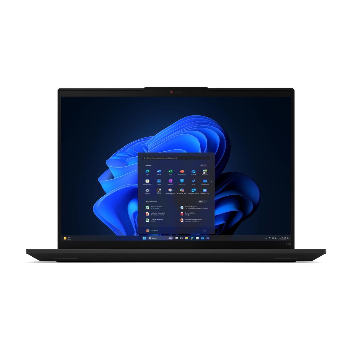 Lenovo ThinkPad L16 Gen 2 [Intel] Intel Core Ultra 7 255U Computer portatile 40,6 cm [16] WUXGA 16 GB DDR5-SDRAM 512 GB SSD Wi-Fi 6E [802.11ax] Windows 11 Pro Italiano Nero (Lenovo ThinkPad L16 Gen 2