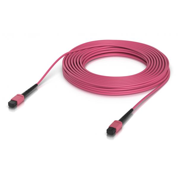 Ubiquiti UACC-OFC-MA-MPMP-15M cavo InfiniBand e in fibra ottica MPO MPO/UPC Rosa (Indoor OM4 multi-mode fiber - patch cable with MPO-12 Type - B UPC connectors designed for 100G applications. 15M - W