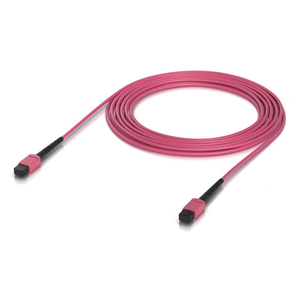 Ubiquiti UACC-OFC-MA-MPMP-5M cavo InfiniBand e in fibra ottica MPO MPO/UPC Rosa (Indoor OM4 multi-mode fiber - patch cable with MPO-12 Type - B UPC connectors designed for 100G applications. 5M - War