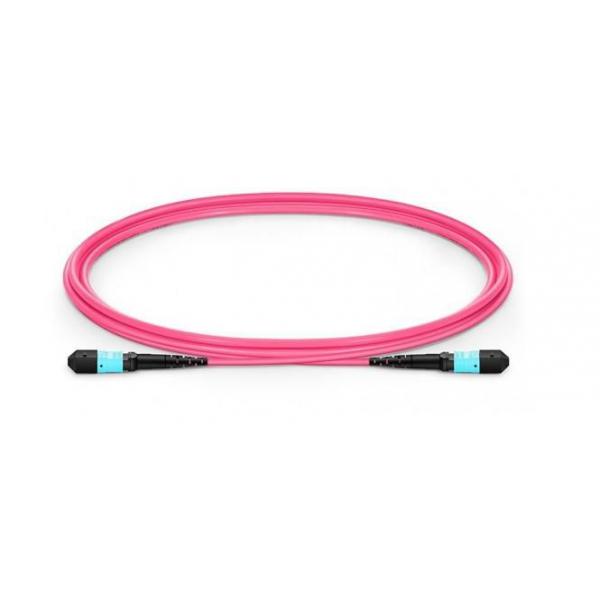 Lanview LVO230402-MTP cavo InfiniBand e in fibra ottica 2 m Viola (Fiber Patch Cable - 12 cores - MTP/UPC-MTP/UPC female to - female OM4, 2m, LSZH Polarity B Multimode, LSZH, 40G Polarity B, Polishin