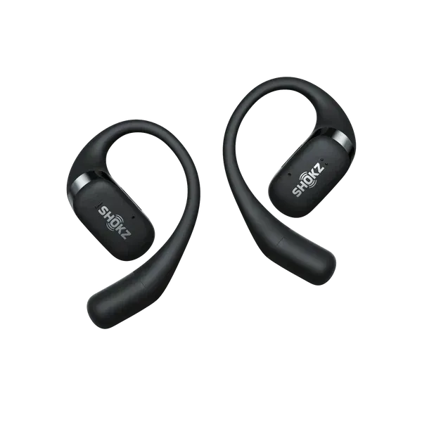 SHOKZ OpenFit Cuffie Wireless A clip Chiamate/Musica/Sport/Tutti i giorni Bluetooth Nero (SHOKZ OPENFIT BLACK OPEN-EAR - LISTENING BUDS WITH ULTRA-SOFT S)