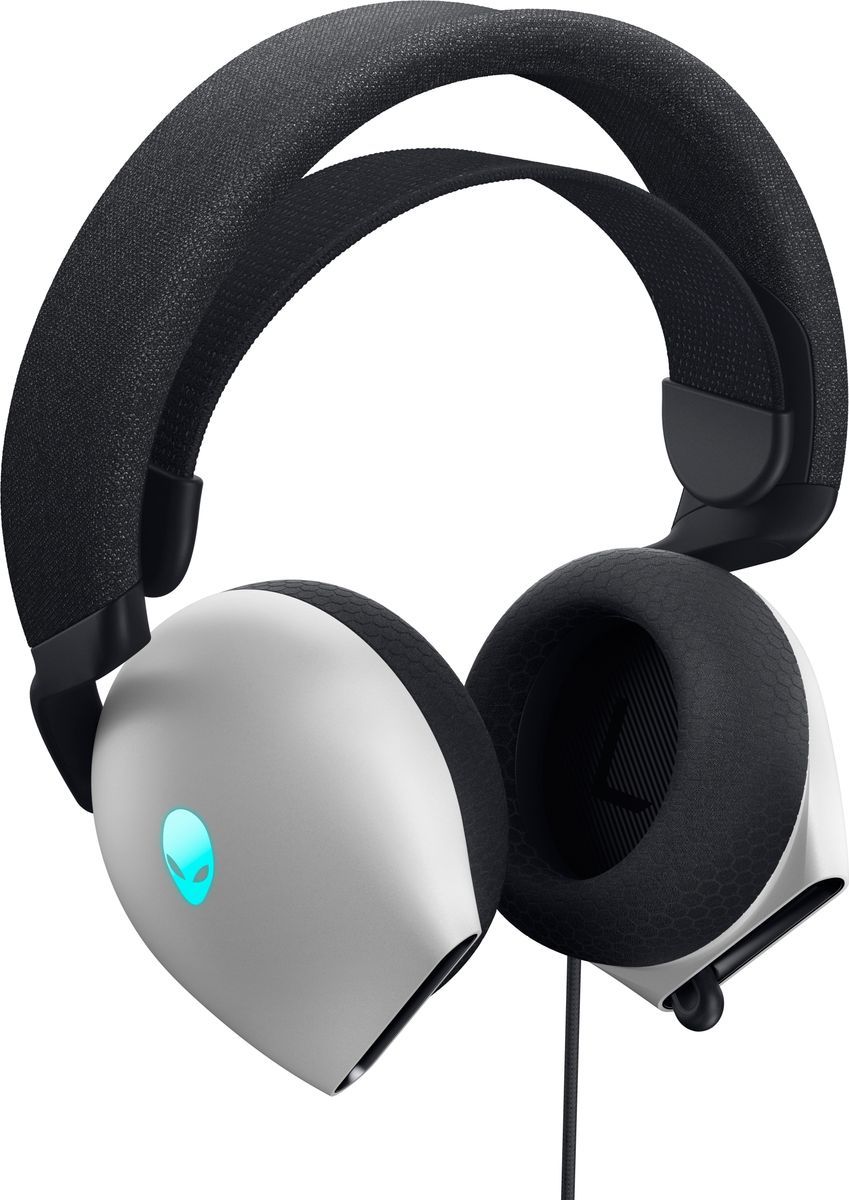 Alienware AW520H Auricolare Cablato A Padiglione Gaming Bianco (AW520H ALIENWARE WIRED GAMING - HEADSET - [LUNAR LIGHT])