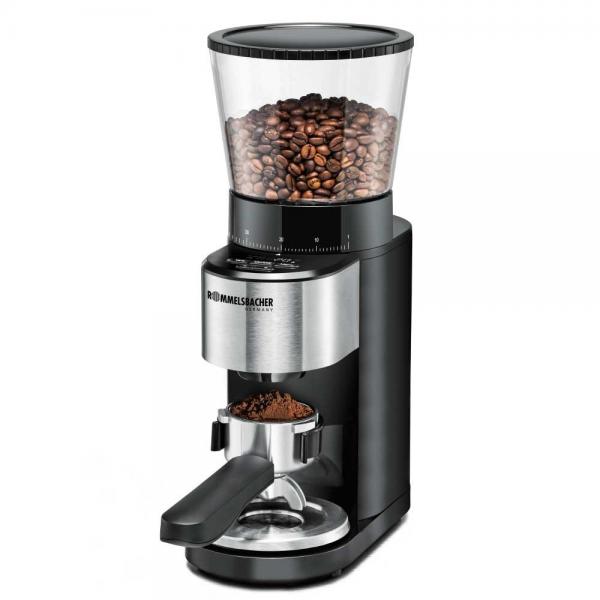 Rommelsbacher EKM 500 macina caffé Nero, Acciaio inox (Rommelsbacher EKM 500 - coffee grinder)
