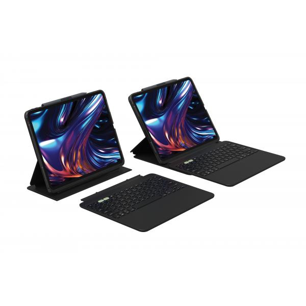 ZAGG Pro Keys 2 Svizzere Bluetooth Nero (PROKEYS 2 IPAD PRO 13 [M4] - IPAD M5 BLACK SWISS)
