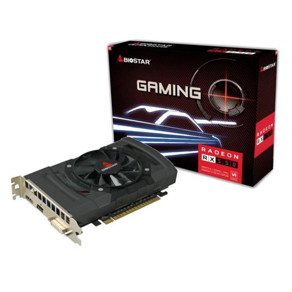 Biostar Radeon RX550 AMD Radeon RX 550 4 GB GDDR5 (Radeon Rx550 Amd Radeon Rx - 550 4 Gb Gddr5 - Warranty: 12M)