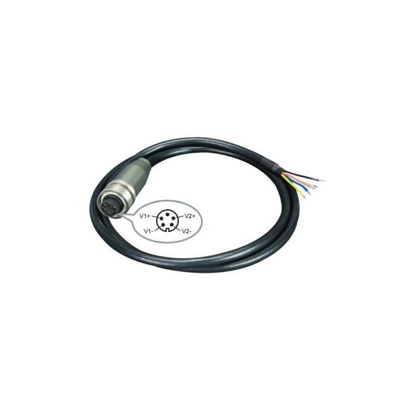 PLANET CBM23F5F120 Nero 1,2 m (5-pin M23 Female to bare - end power cabl IGS-5227-4MP2MT - 1.2 meters - Warranty: 12M)