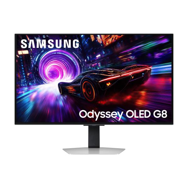 Samsung G81SF Monitor PC 81,3 cm [32] 3840 x 2160 Pixel 4K Ultra HD OLED Argento (Samsung 32 Odyssey OLED G8 G81SF 16:9)