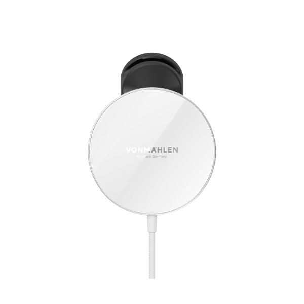 Vonmählen Aura Car Smartphone Bianco USB Carica wireless Ricarica rapida Auto (Aura Car - The Magnetic Wireless Charg)
