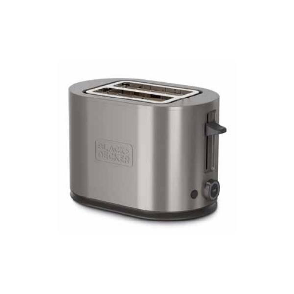 Black & Decker BXTOA901E 7 2 fetta/e 900 W Acciaio inox (BLACK+DECKER Toaster 2 Slot Stainless)