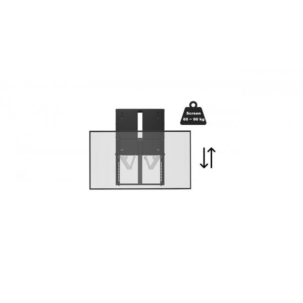Vivolink VLMW-FLEXI-L Supporti a parete per TV 2,29 m [90] Nero (FlexiLift Wall Mount 60-90 kg. - Warranty: 60M)