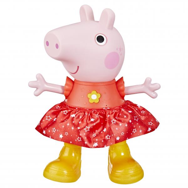 Peppa Pig Peppa's Muddy Puddles Party, bambola di Peppa interattiva (PEP PEPPAS MUDDY PUDDLES PARTY)