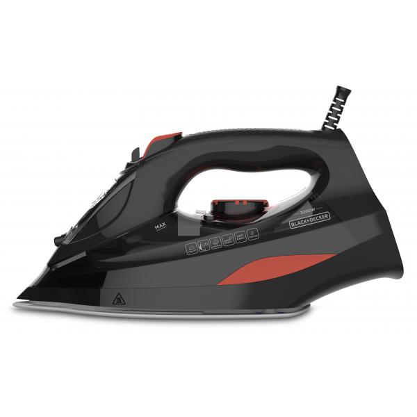 BLACK+DECKER Steam Iron 3000W Black
